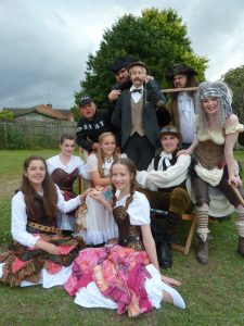 Some of the cast for Pirates of Penzance